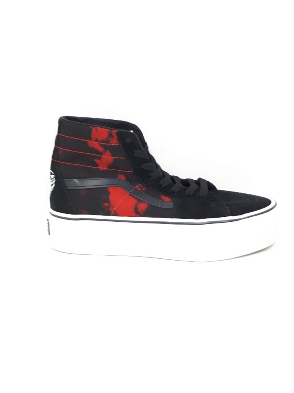 Vans Sk8-Hi Tapered Stackform Platform Black Glow In Dark Shoe Sneaker Womens Sz